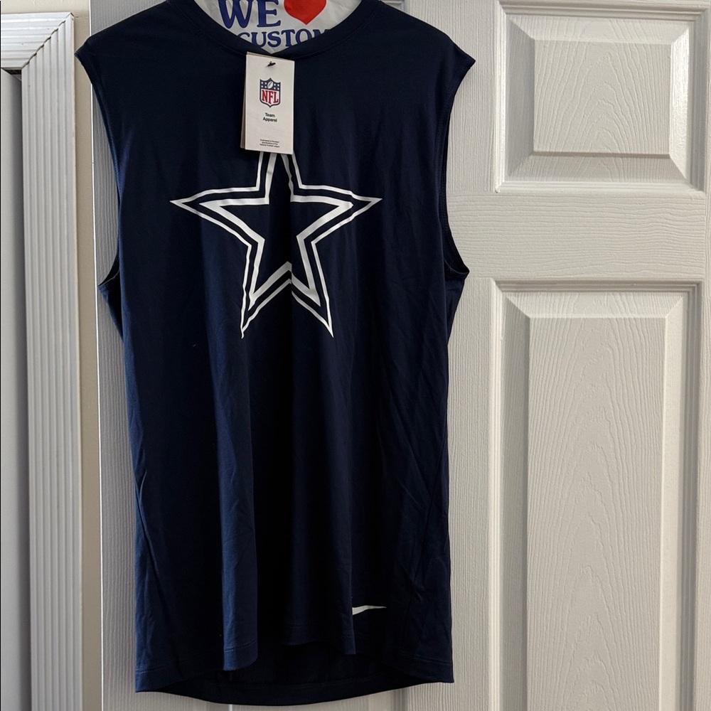 NWT NFL Dallas Cowboys Nike Navy Sleeveless Top